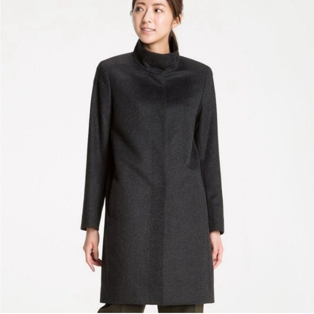 Uniqlo Women's Black Trench Coat